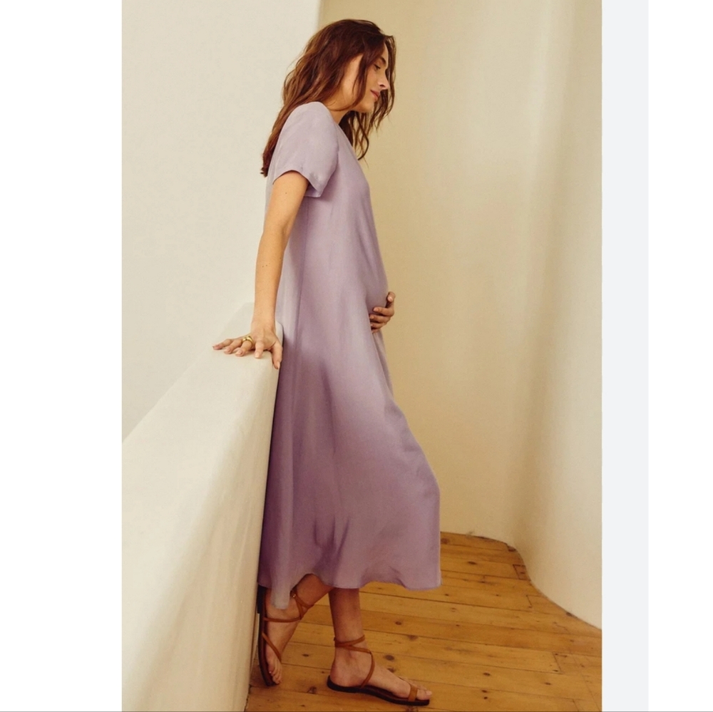 NWT HATCH JAMES DRESS IN LILAC